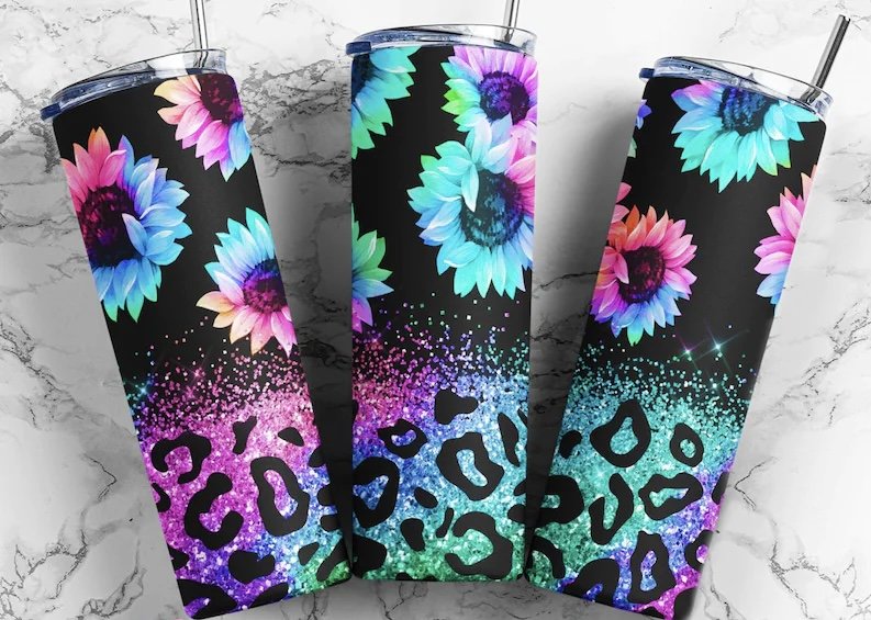 Fancy Leopard and Flowers Print