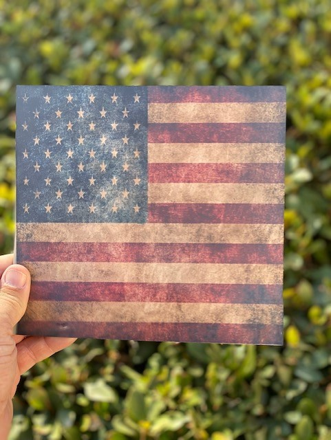 Rustic American Flag