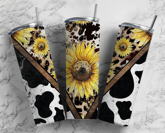 Sunflower and cow